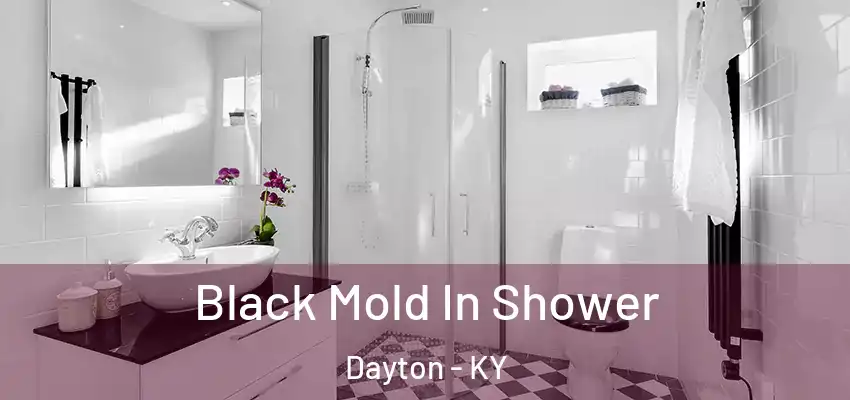 Black Mold In Shower Dayton - KY