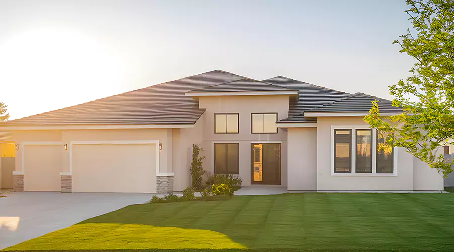 Exterior view of a residential home serviced for mold remediation